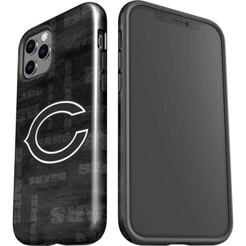 NFL Chicago Bears Black & White iPhone 12 Pro Max Impact Case