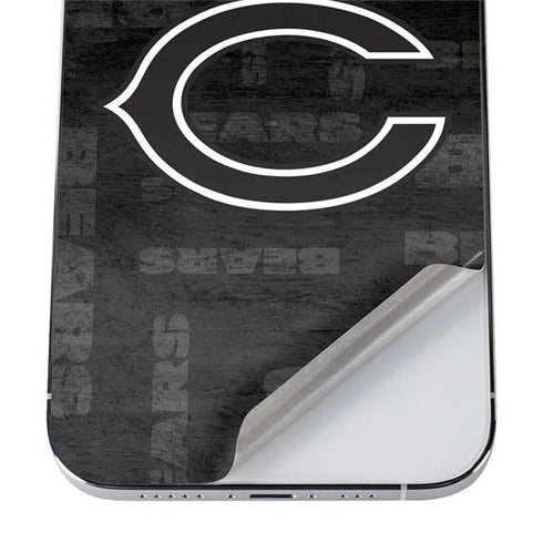 NFL Chicago Bears Black & White iPhone 12 Pro Max Skin