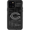 NFL Chicago Bears Black & White iPhone 12 Pro Waterproof Case
