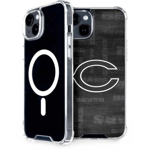 NFL Chicago Bears Black & White iPhone 13 MagSafe Case