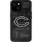 NFL Chicago Bears Black & White iPhone 13 Mini Waterproof Case