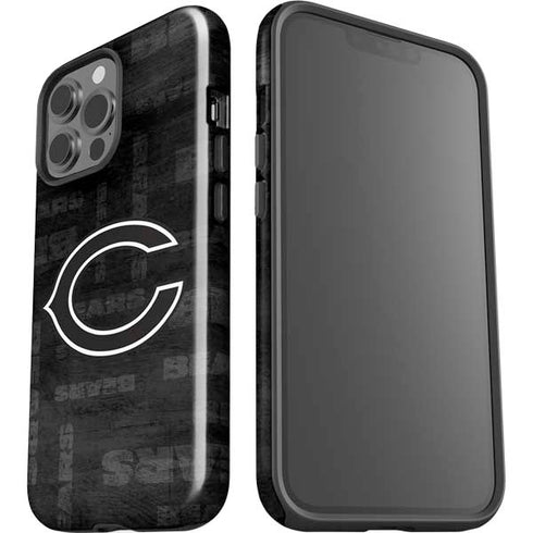 NFL Chicago Bears Black & White iPhone 13 Pro Max Impact Case