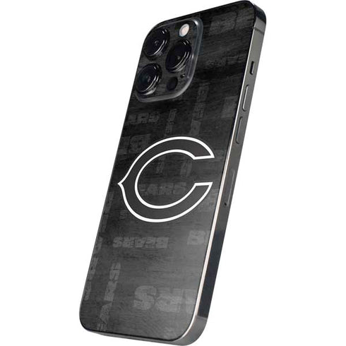 NFL Chicago Bears Black & White iPhone 13 Pro Max Skin