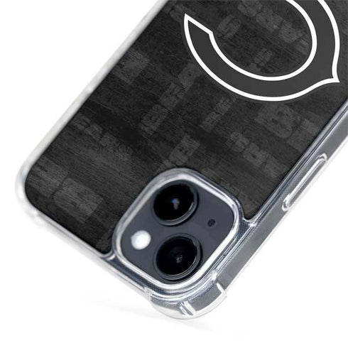 NFL Chicago Bears Black & White iPhone 15 Plus MagSafe Case
