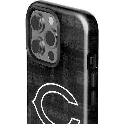 NFL Chicago Bears Black & White iPhone 14 Pro Impact Case