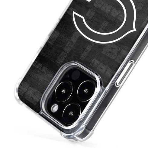 NFL Chicago Bears Black & White iPhone 15 Pro Max MagSafe Case