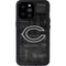 NFL Chicago Bears Black & White iPhone 14 Pro Max Waterproof Case