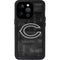 NFL Chicago Bears Black & White iPhone 14 Pro Waterproof Case
