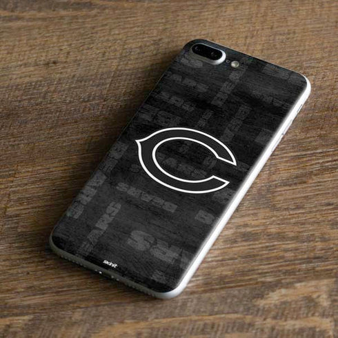 NFL Chicago Bears Black & White iPhone 7 Plus Skin
