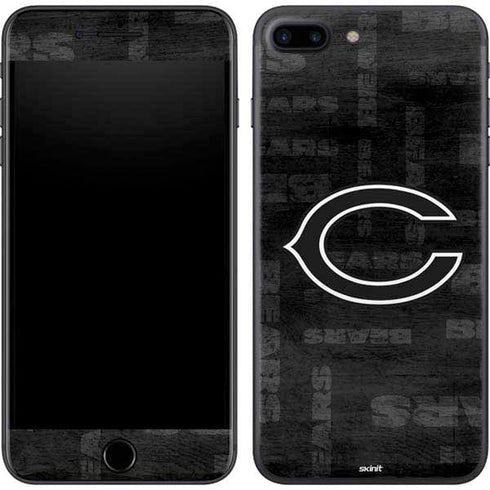 NFL Chicago Bears Black & White iPhone 8 Plus Skin