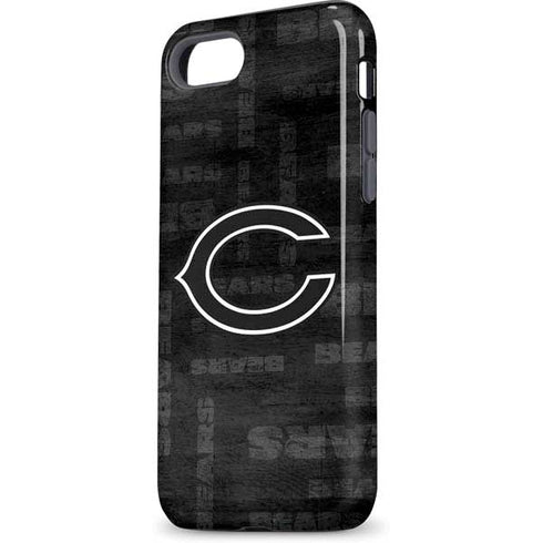 NFL Chicago Bears Black & White iPhone 8 Pro Case