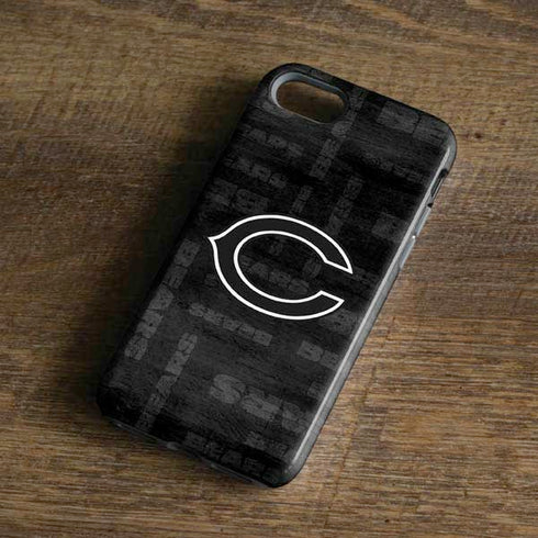 NFL Chicago Bears Black & White iPhone 8 Pro Case