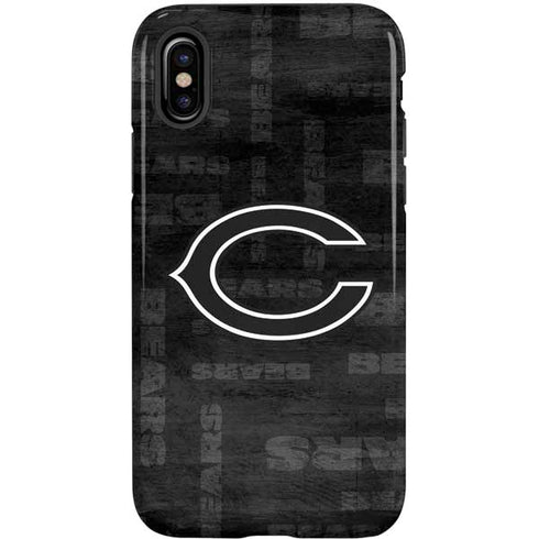 NFL Chicago Bears Black & White iPhone XS Pro Case