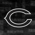 NFL Chicago Bears Black & White iPhone XS Skin