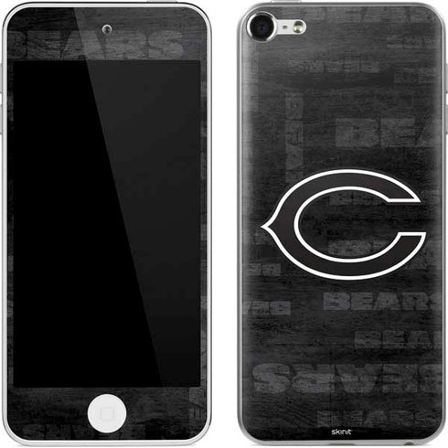 NFL Chicago Bears Black & White Apple iPod Skin