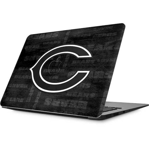 NFL Chicago Bears Black & White Apple MacBook Skin