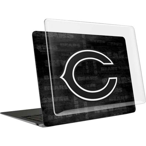 NFL Chicago Bears Black & White MacBook Air 13in (2020) Case plus Skin