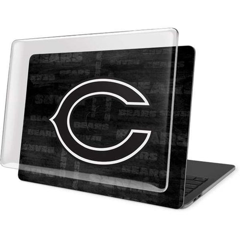 NFL Chicago Bears Black & White MacBook Pro 13in (2020) Case plus Skin