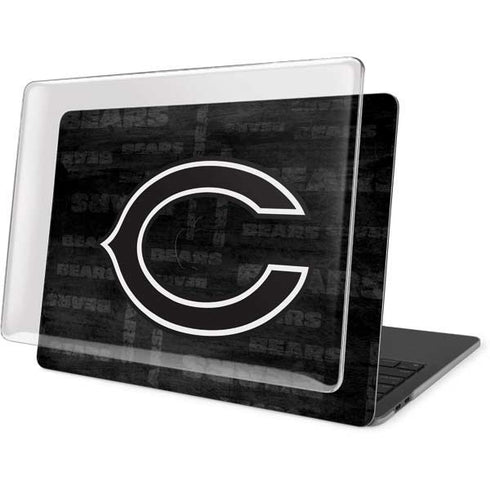 NFL Chicago Bears Black & White MacBook Pro 16in (2019-20) Case plus Skin