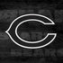 NFL Chicago Bears Black & White Moto E5 Play Skin