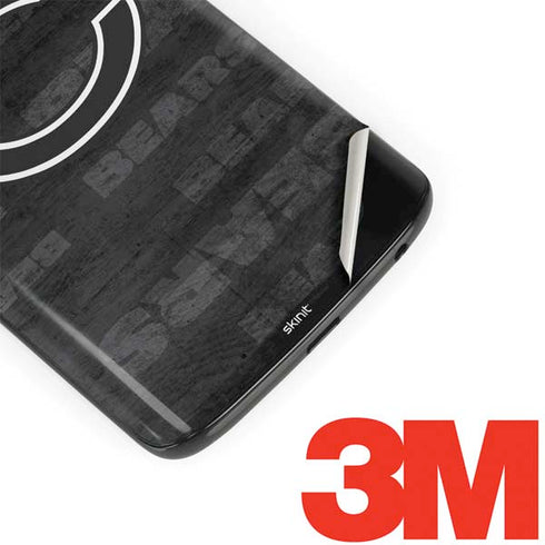 NFL Chicago Bears Black & White Moto G6 Skin