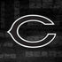 NFL Chicago Bears Black & White Moto G6 Skin