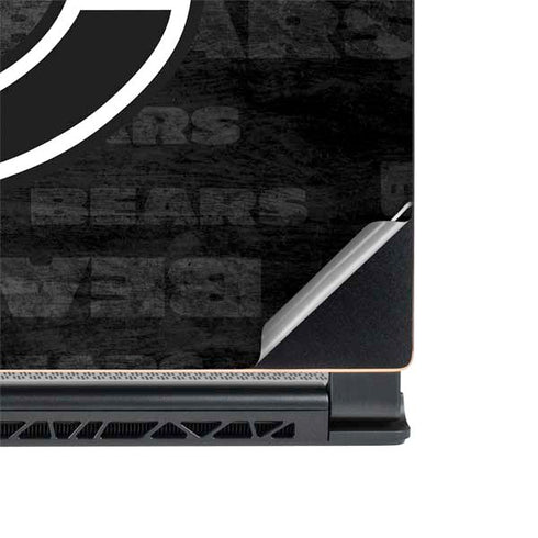 NFL Chicago Bears Black & White MSI GS65 Stealth Laptop Skin