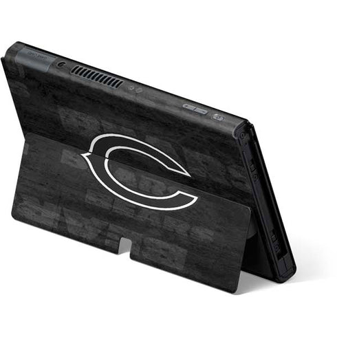 NFL Chicago Bears Black & White Nintendo Switch OLED (2021) Skin