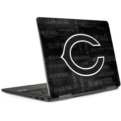 NFL Chicago Bears Black & White Notebook 9 Pro 13in (2017) Skin