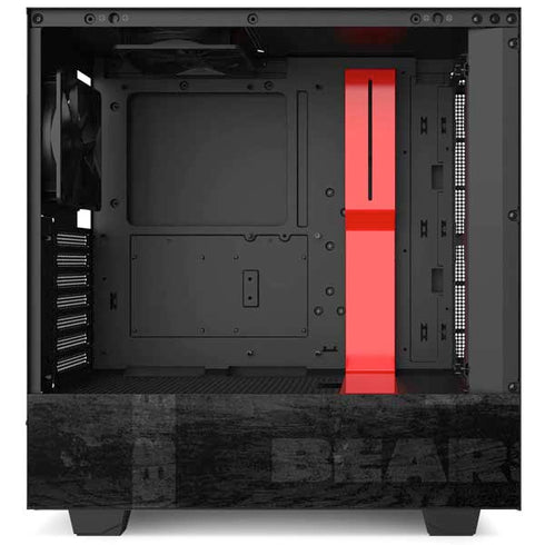 NFL Chicago Bears Black & White NZXT H510 Compact ATX Mid-Tower Case Skin