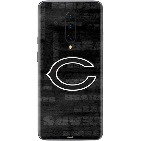 NFL Chicago Bears Black & White OnePlus 7 Pro Skin