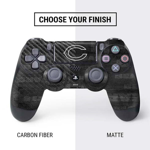 NFL Chicago Bears Black & White PS4 Controller Skin