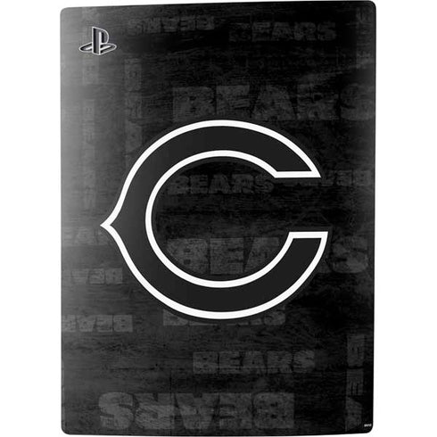 NFL Chicago Bears Black & White PS5 Digital Edition Console Skin