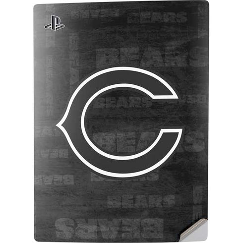 NFL Chicago Bears Black & White PS5 Digital Edition Console Skin