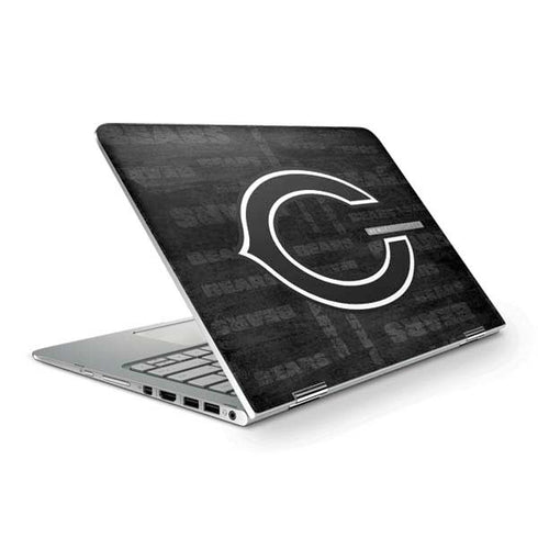 NFL Chicago Bears Black & White HP Spectre Skin
