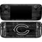 NFL Chicago Bears Black & White Steam Deck Handheld Gaming Computer Skin