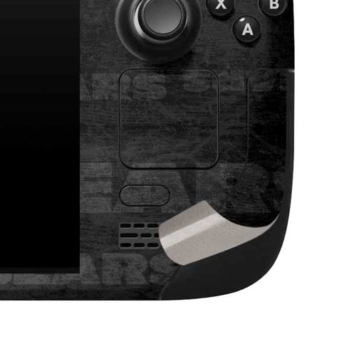 NFL Chicago Bears Black & White Steam Deck Handheld Gaming Computer Skin