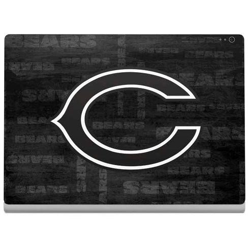 NFL Chicago Bears Black & White Surface Book 2 15in Skin