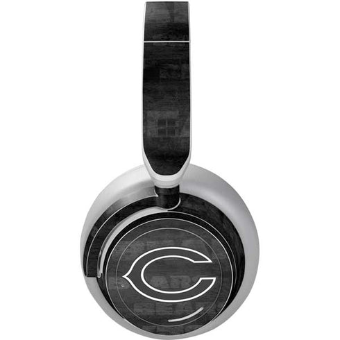 NFL Chicago Bears Black & White Surface Headphones Skin