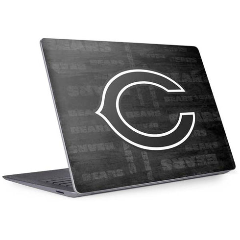 NFL Chicago Bears Black & White Surface Laptop 3 13.5in Skin