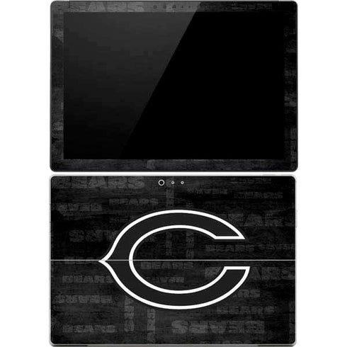 NFL Chicago Bears Black & White Surface Pro 4 Skin