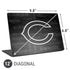 NFL Chicago Bears Black & White Universal Laptop 12in (9.8 x 6.8in) Skin
