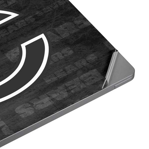 NFL Chicago Bears Black & White Universal Laptop 12in (9.8 x 6.8in) Skin