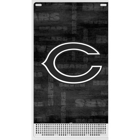 NFL Chicago Bears Black & White Xbox Series S Console Skin