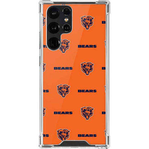 NFL Chicago Bears Blitz Series Galaxy S22 Ultra Clear Case