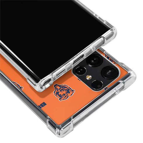 NFL Chicago Bears Blitz Series Galaxy S22 Ultra Clear Case