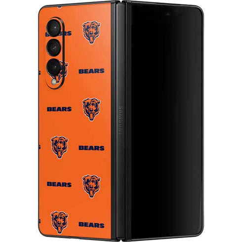 NFL Chicago Bears Blitz Series Galaxy Z Fold3 5G Skin