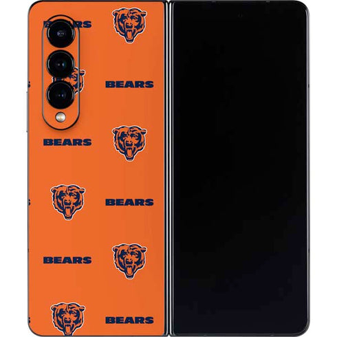 NFL Chicago Bears Blitz Series Galaxy Z Fold4 5G Skin