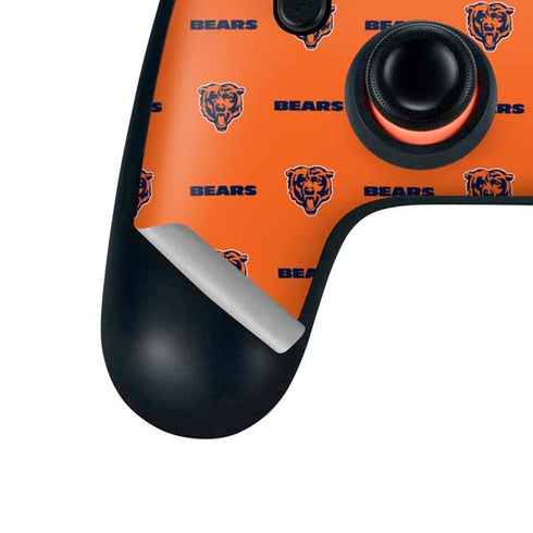 NFL Chicago Bears Blitz Series Google Stadia Controller Skin