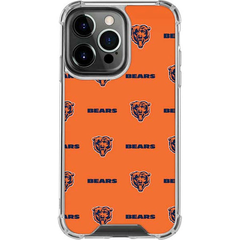 NFL Chicago Bears Blitz Series iPhone 13 Pro Clear Case